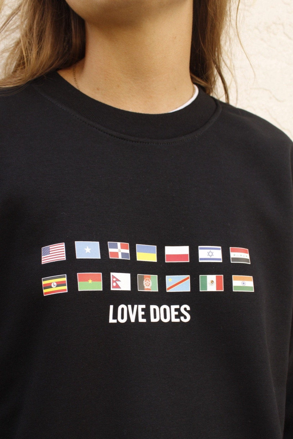 Flag Sweatshirt Black