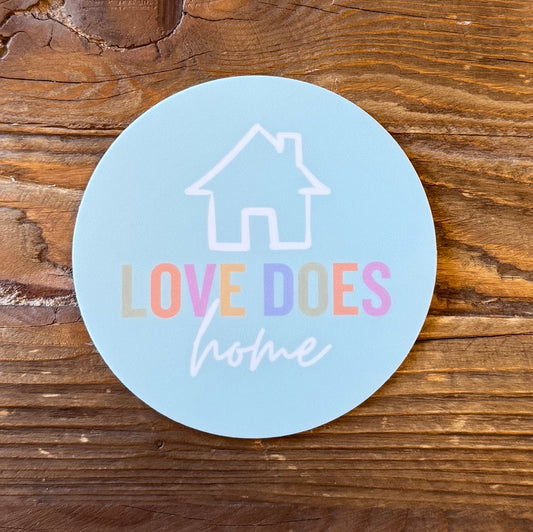 Love Does Home Blue