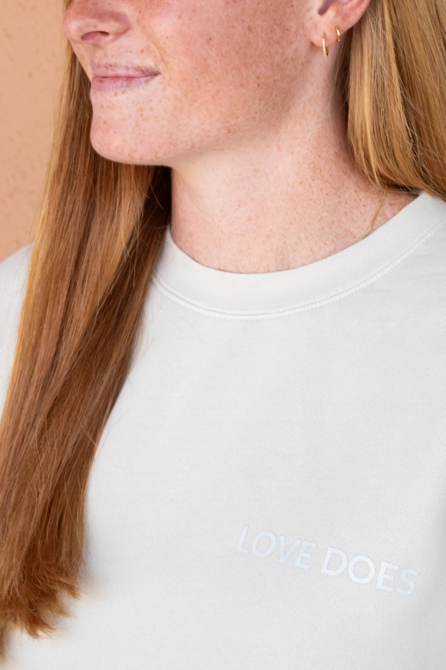 LD Crewneck Sweatshirt Cream