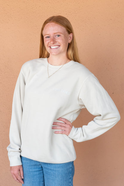 LD Crewneck Sweatshirt Cream