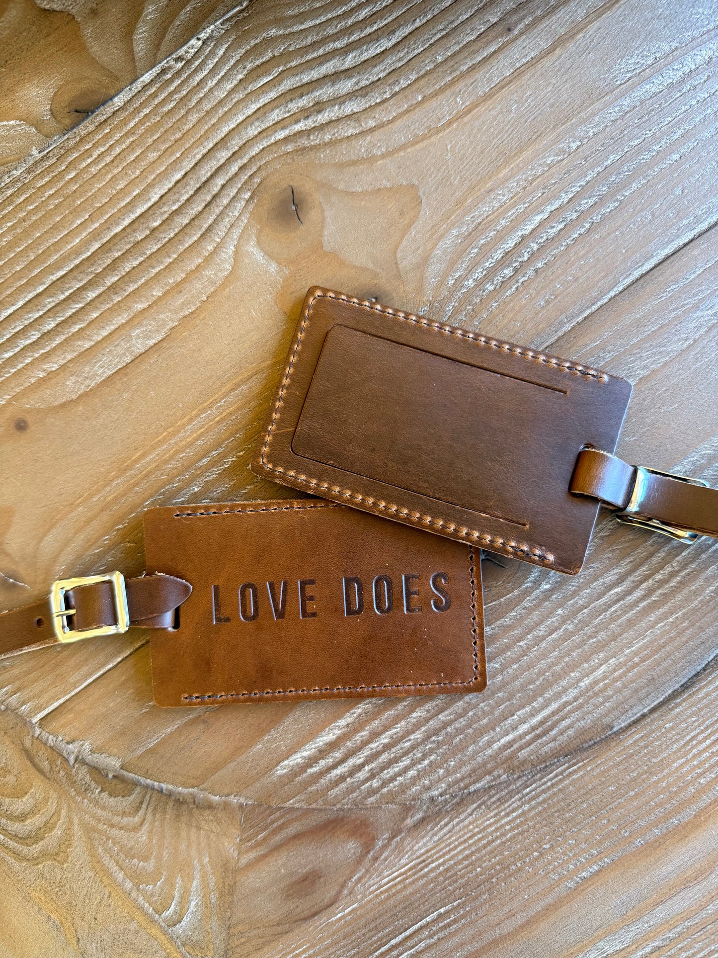 Leather Luggage Tag