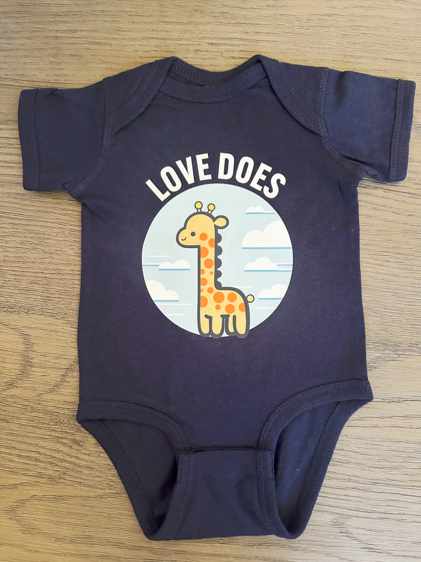 Love Does Onesie-Blue