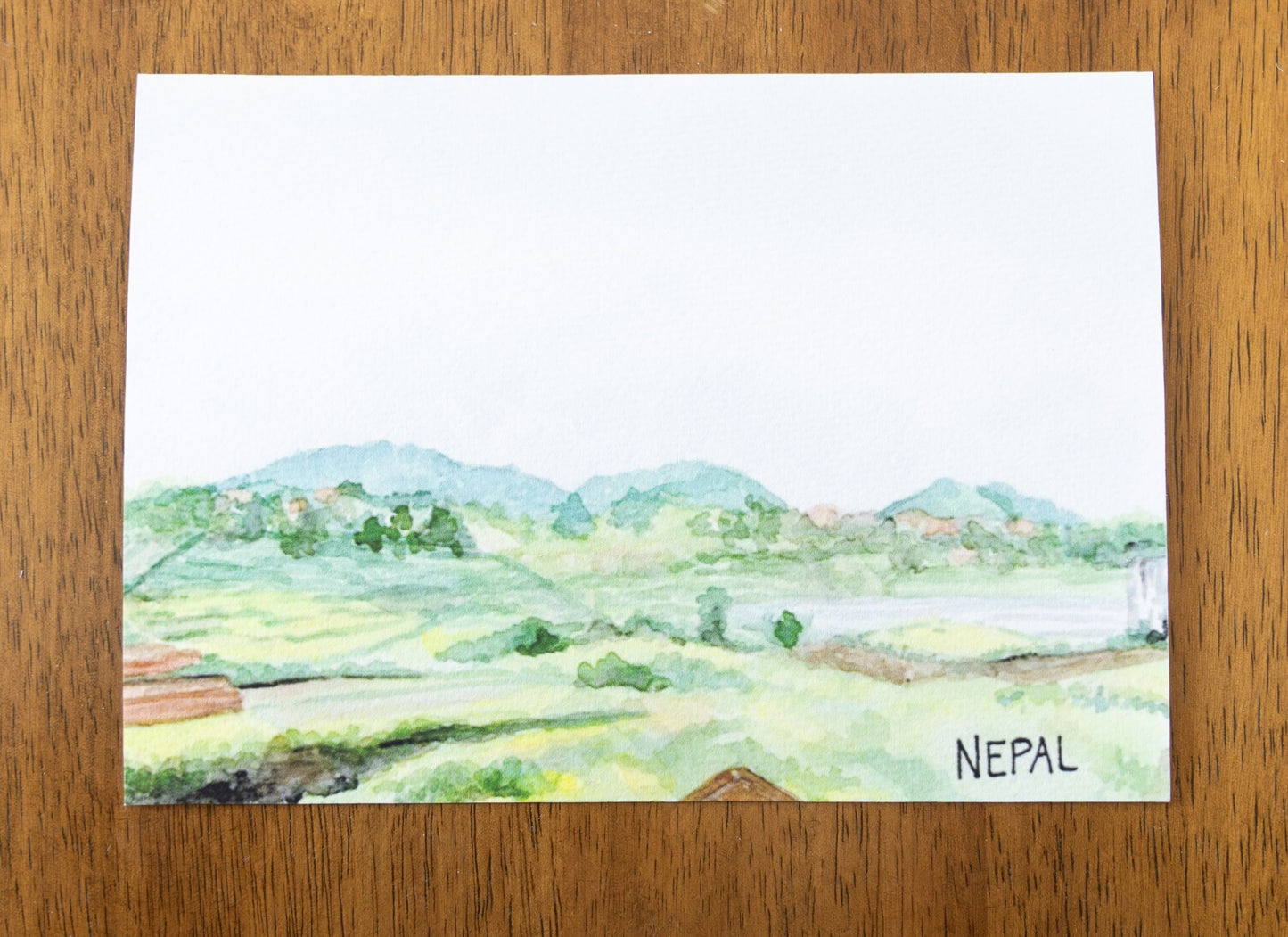 Country Watercolor Cards